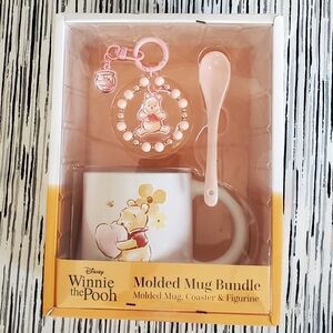 Winnie the Pooh 3 Piece Pink Mug Bundle Set